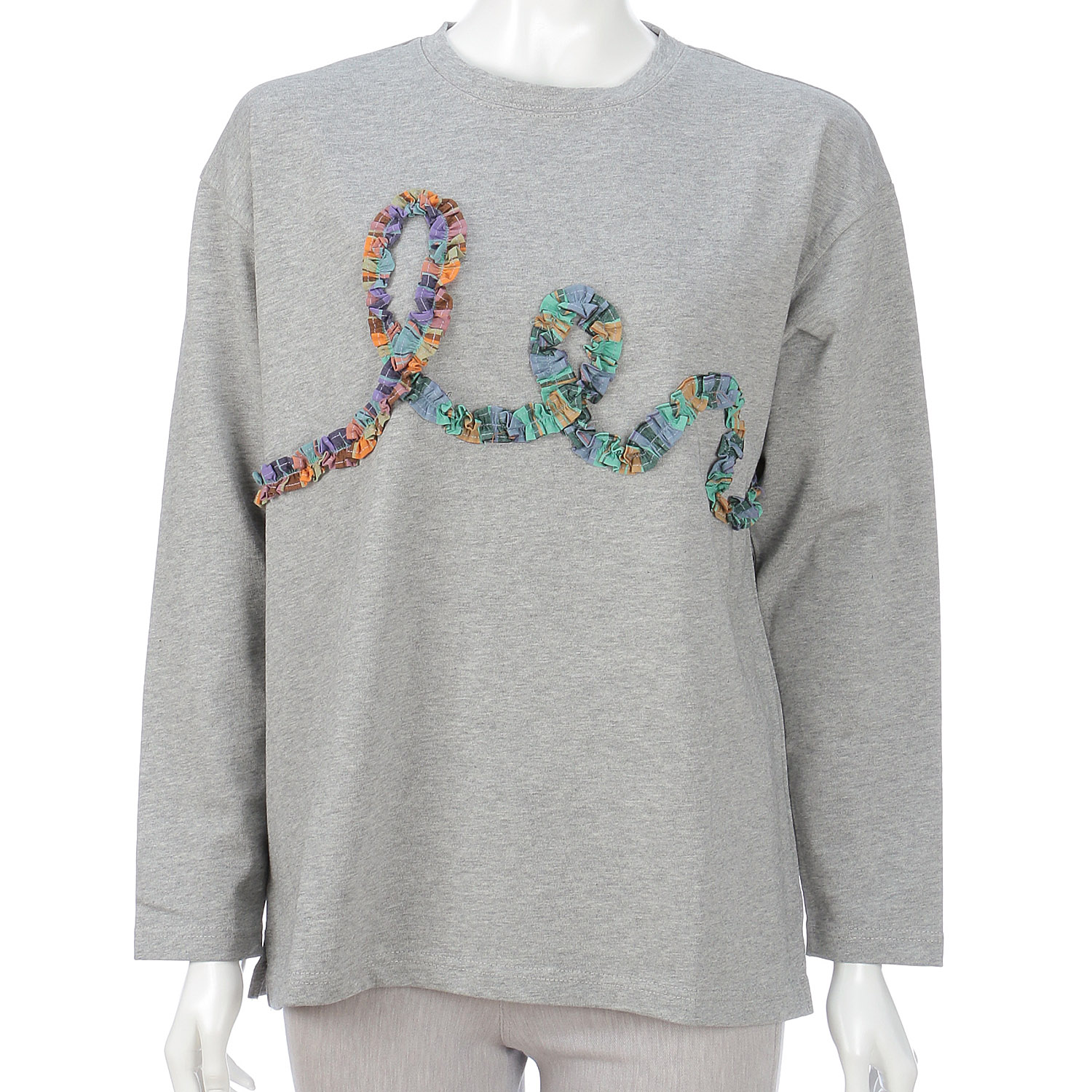 【Insta Live】ista－ire  チェックフリルロンTEE