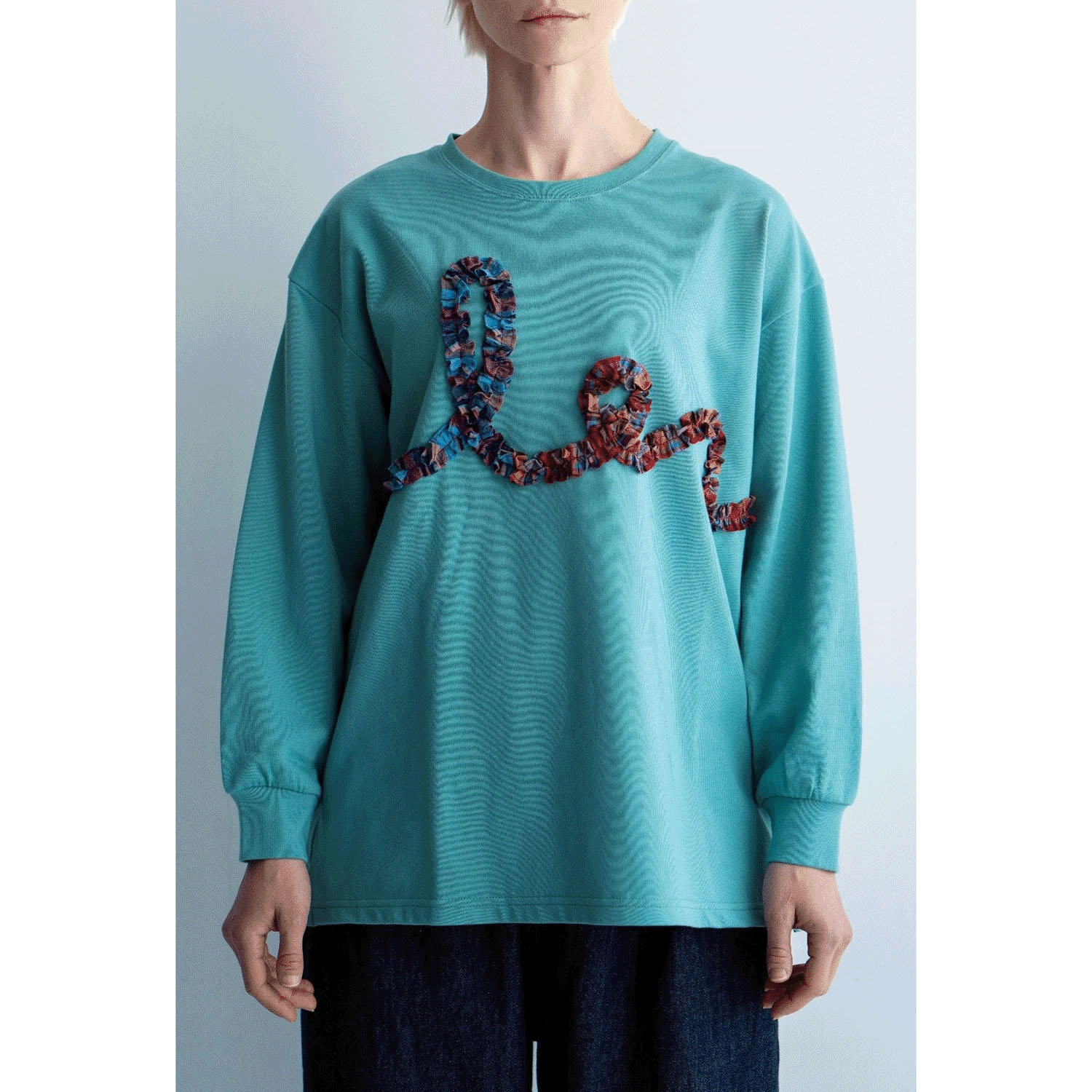 【Insta Live】ista－ire  チェックフリルロンTEE - 画像1