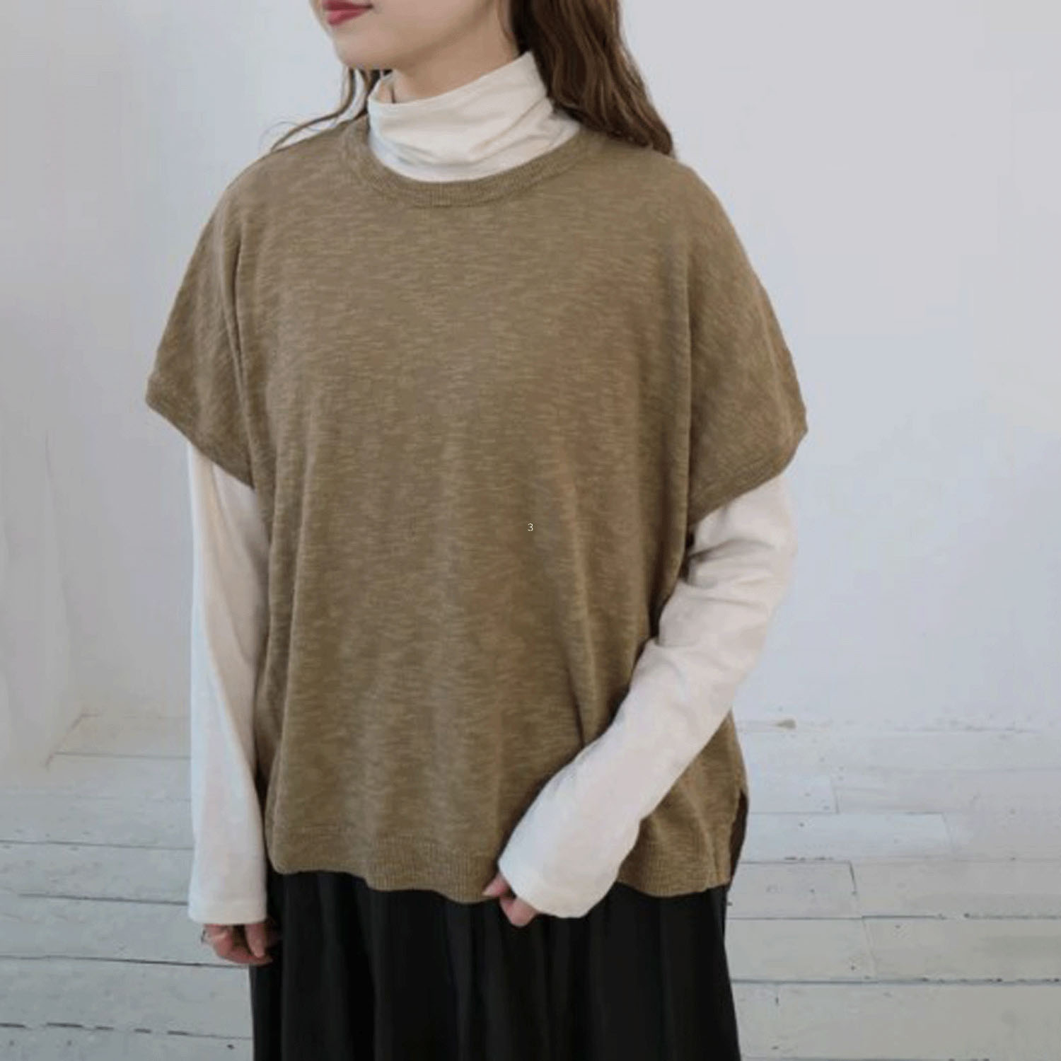 YARRA エコリバイバルタートルプルオーバー - 画像4