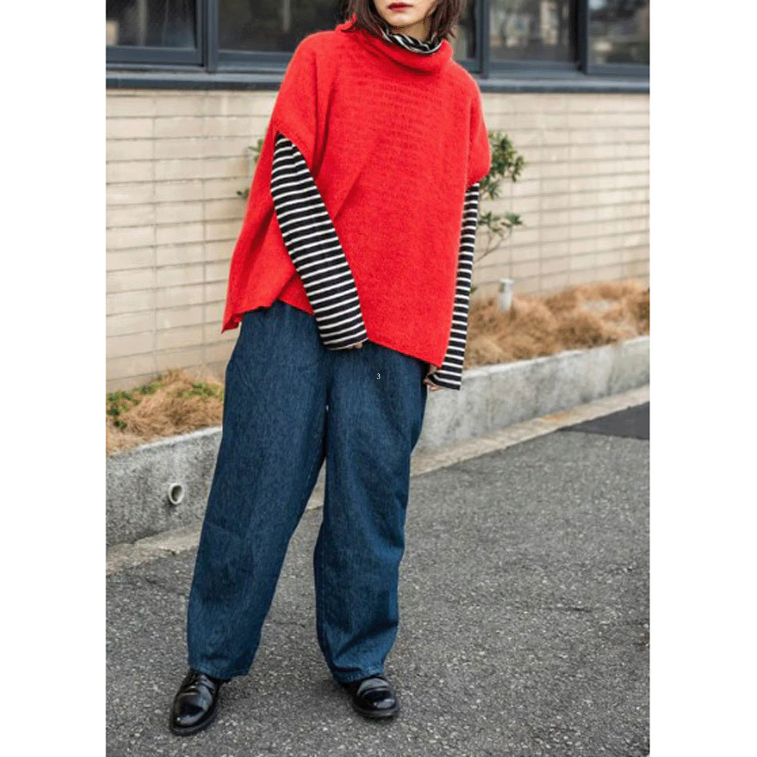 YARRA エコリバイバルタートルプルオーバー - 画像10