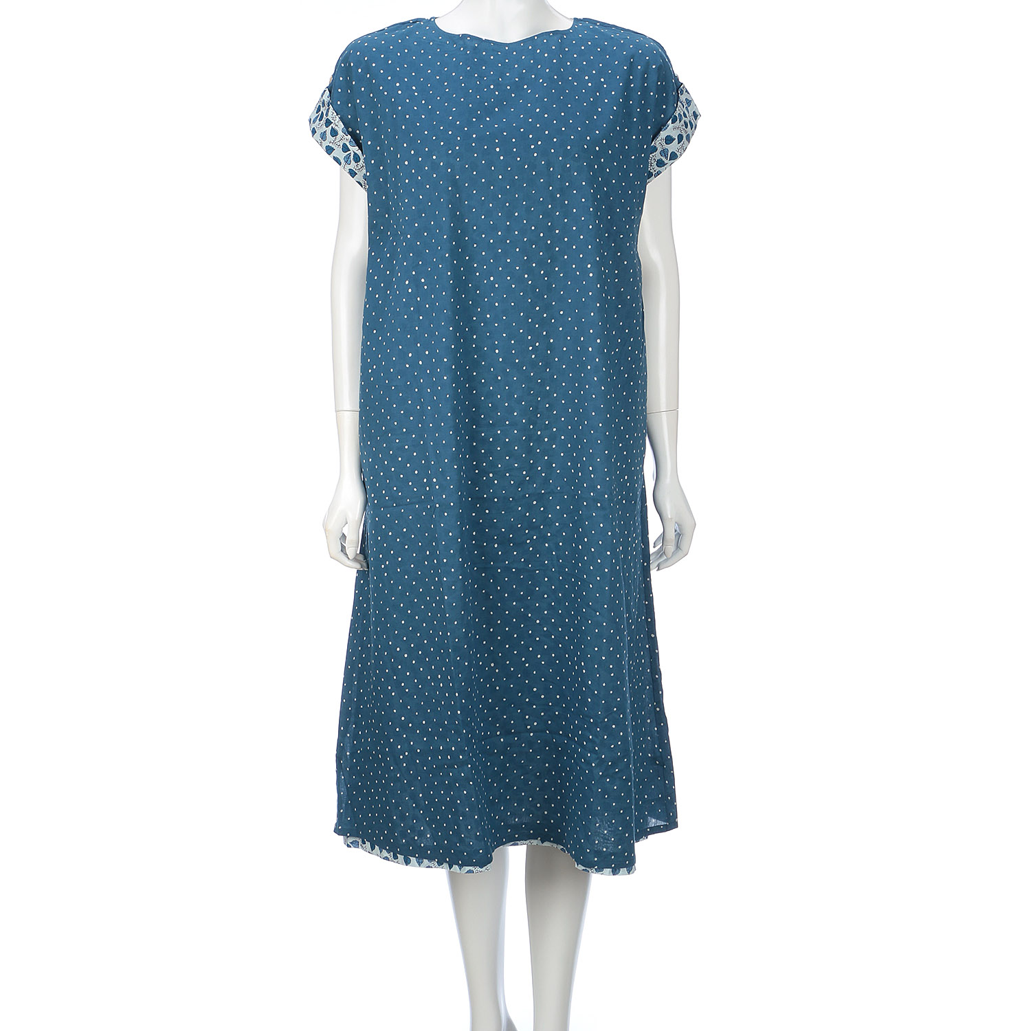 東京かんかん リーフ＆ドットプリントリバーシブルワンピース - 画像17