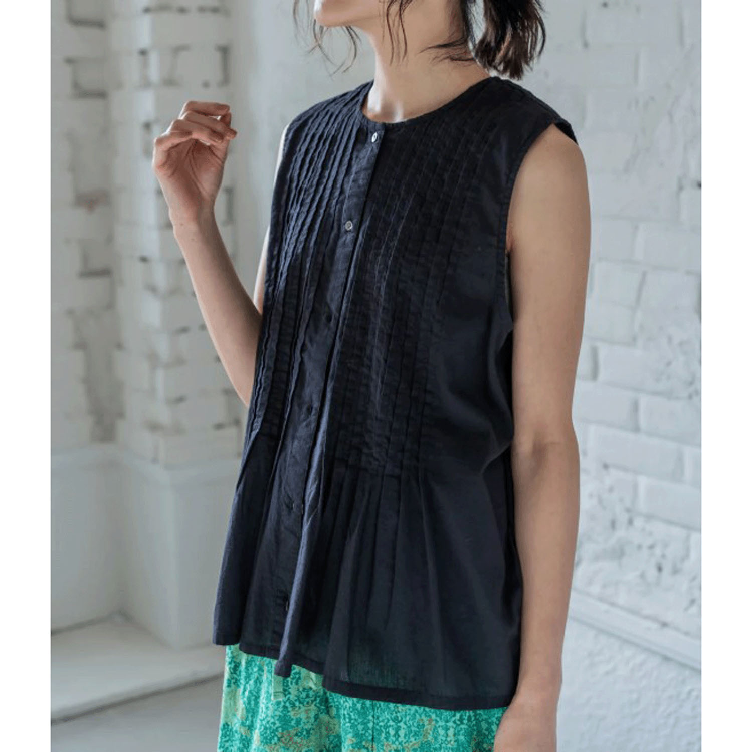 YARRA INDIAピンタックベスト - 画像11