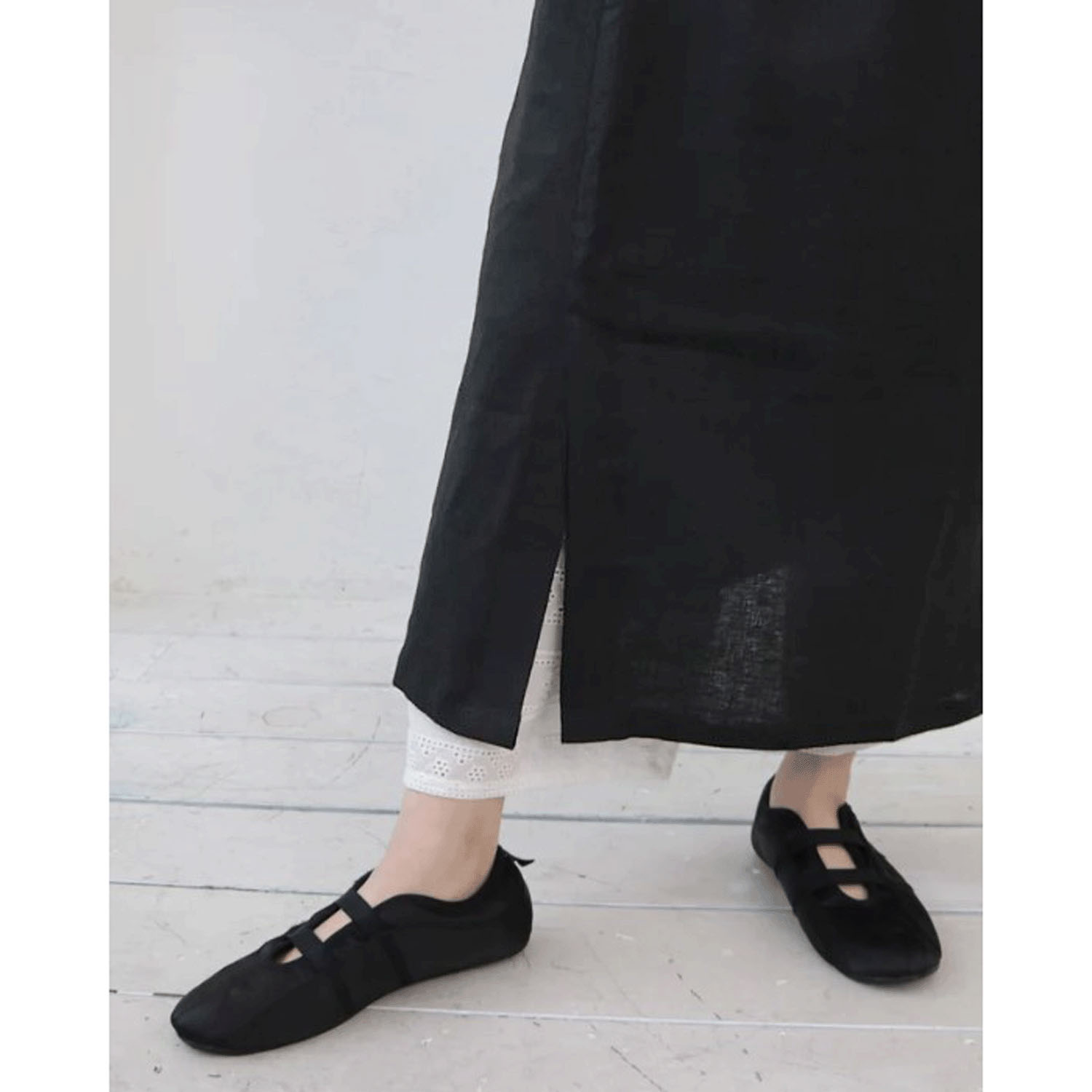 【Insta Live】YARRA リトアニアリネンノースリーブワンピース - 画像5