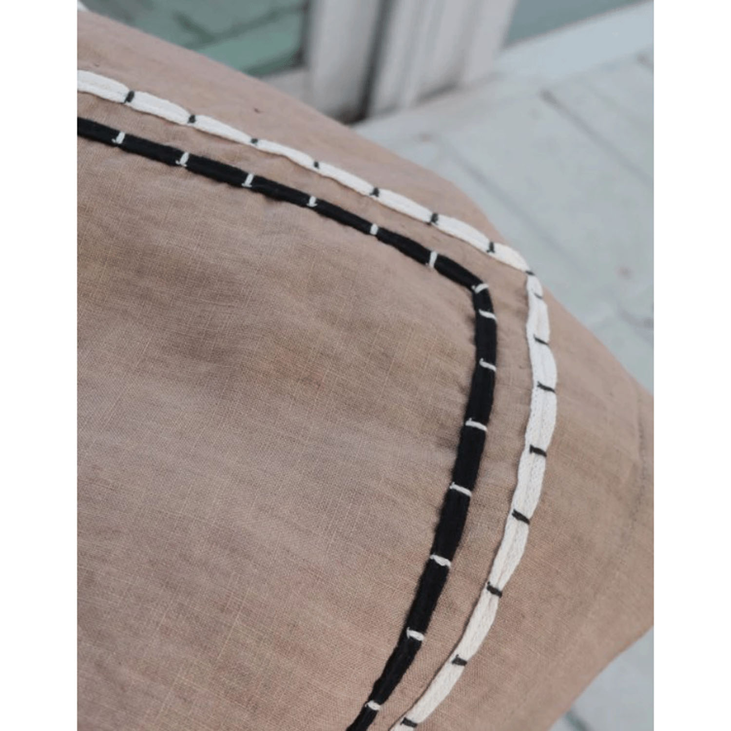 doux bleu インドリネンコード刺繍スカート - 画像15