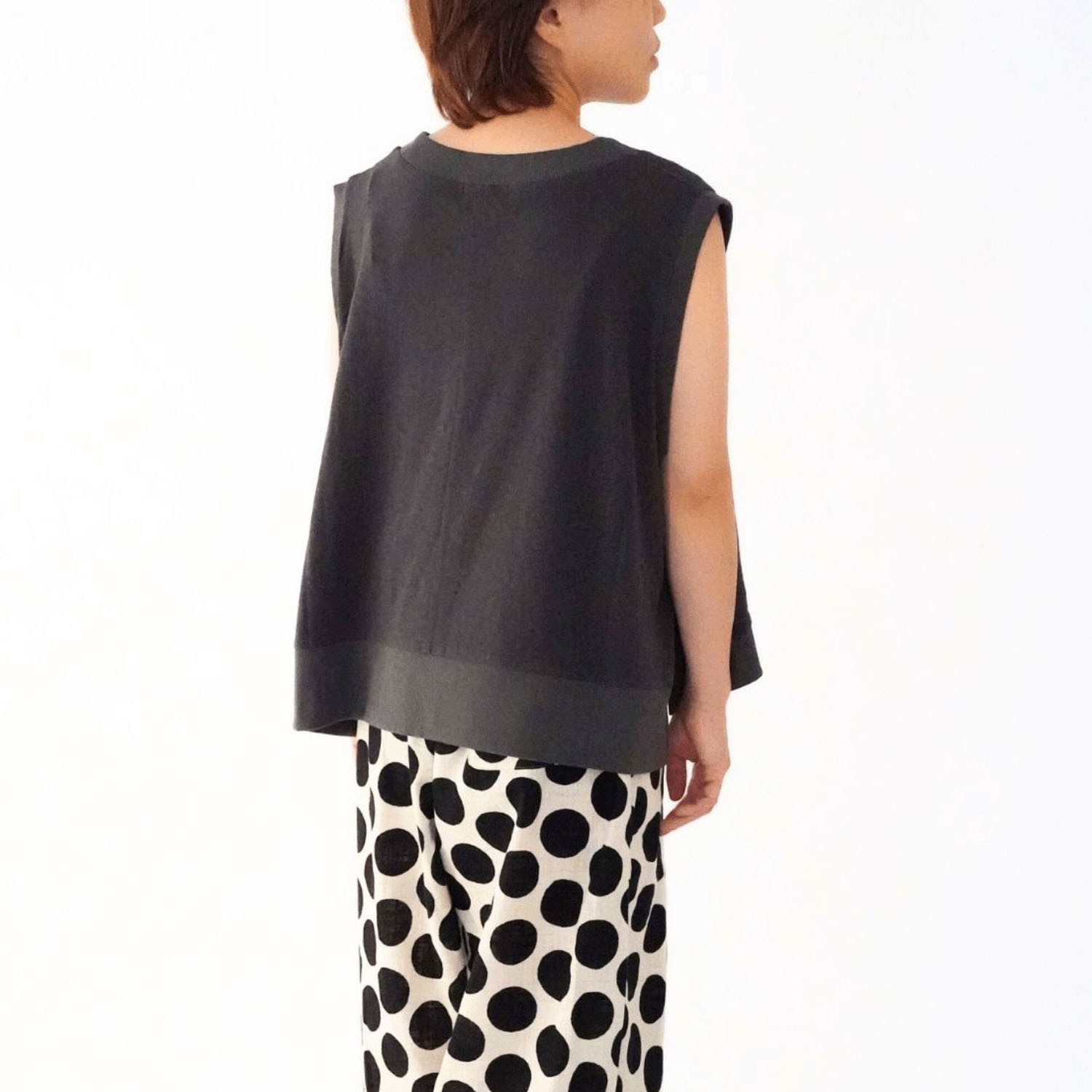 ciroc ラフコット天竺ベスト - 画像5