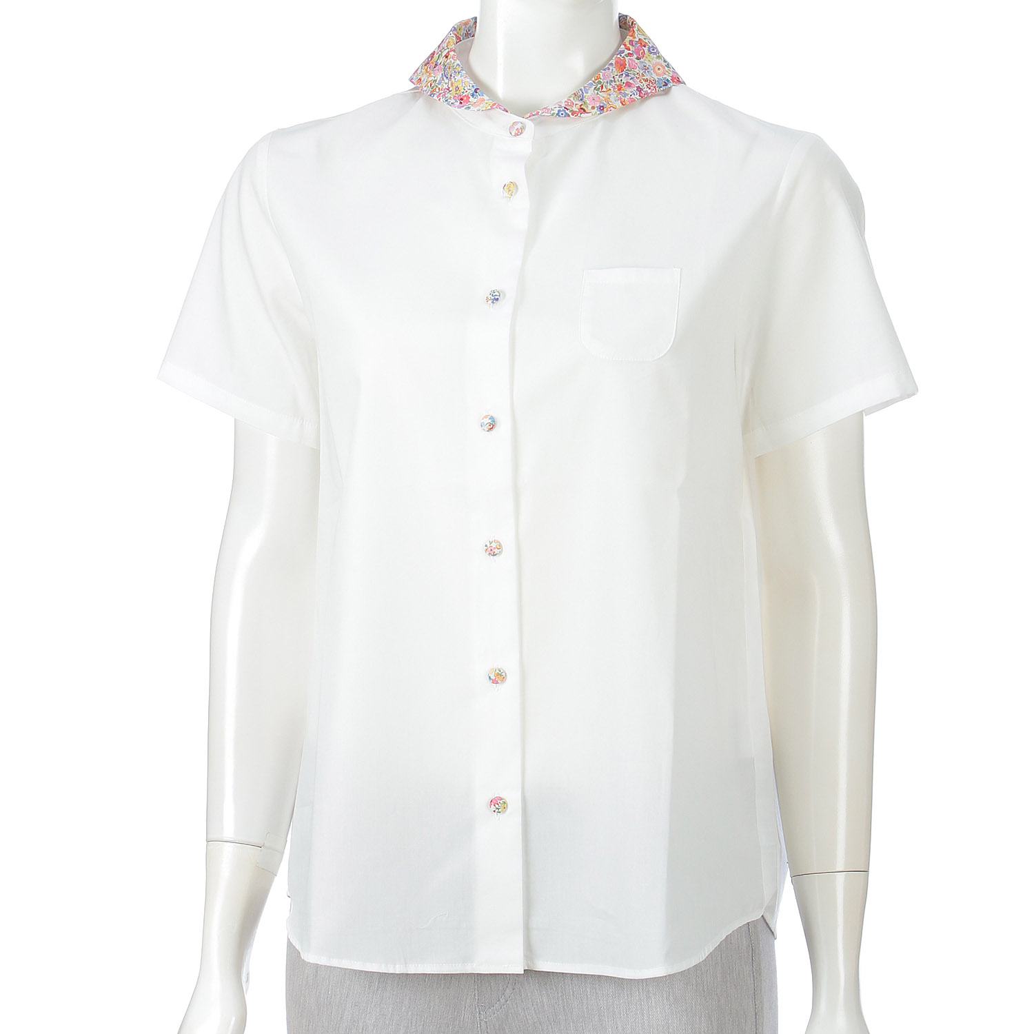 Parkes セーラーカラーシャツ - 画像2