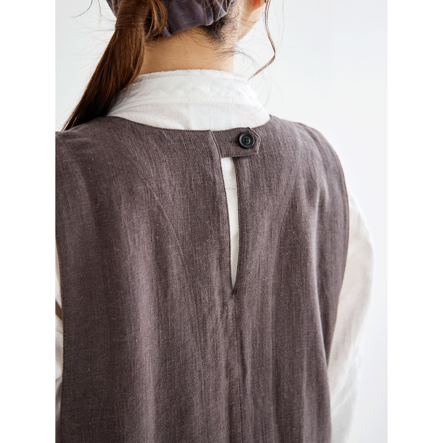 YURK genite van リネンサロペット - 画像6