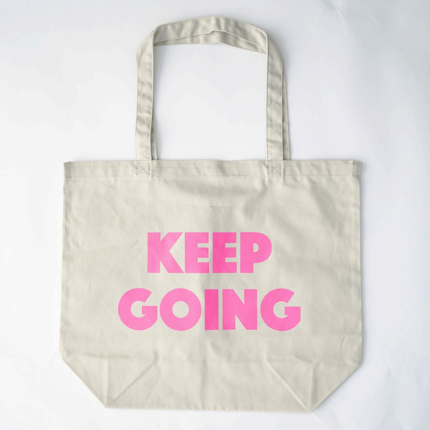 【Insta Live】ciroc キャンバストートバッグ L ”KEEP GOING” - 画像2