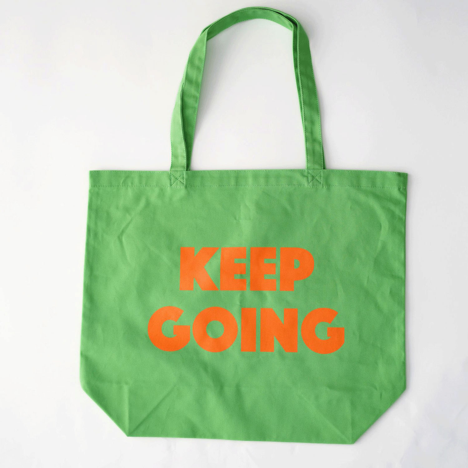 【Insta Live】ciroc キャンバストートバッグ L ”KEEP GOING” - 画像6