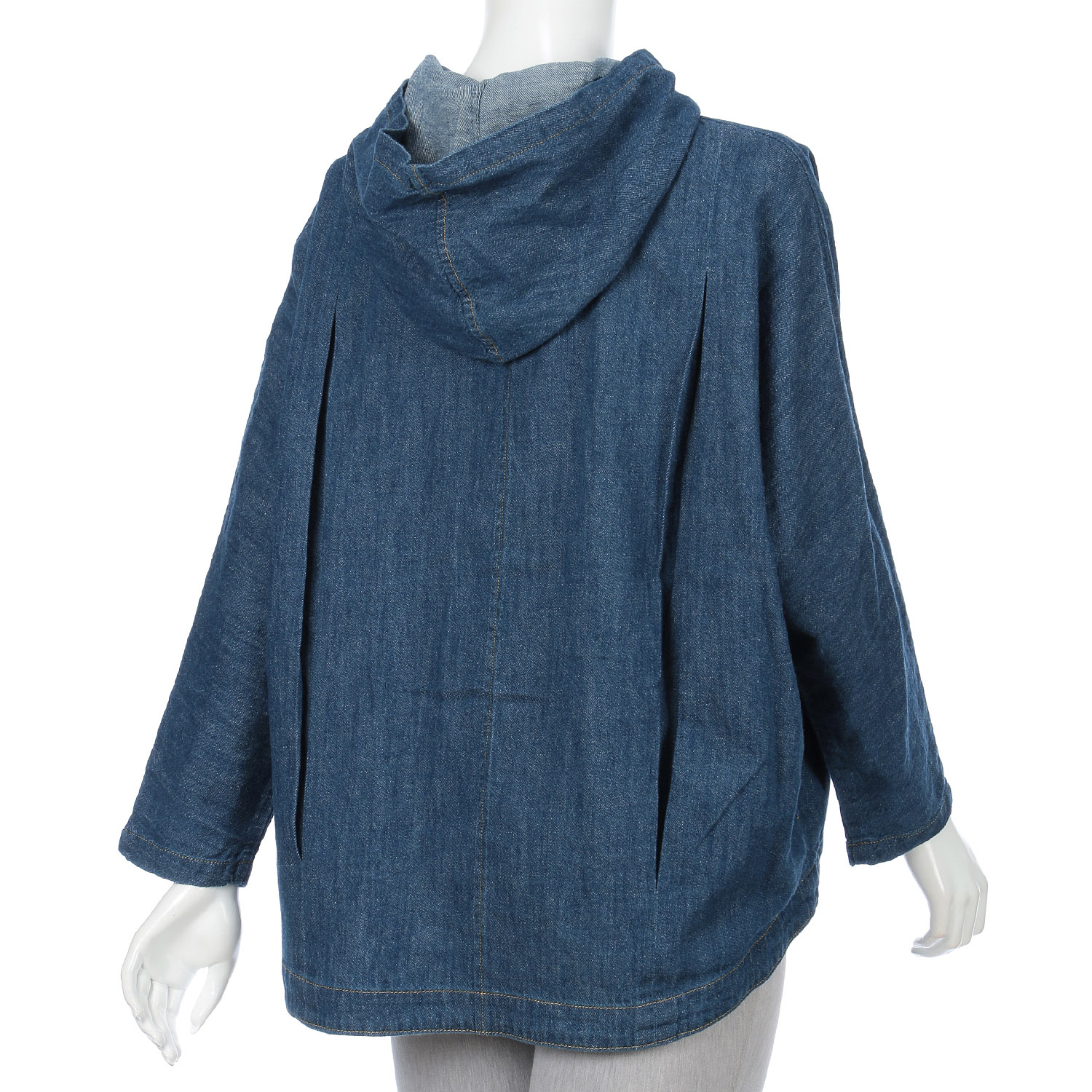 ista－ire 6．5oz甘撚りデニム フードバルーンジャケット - 画像9