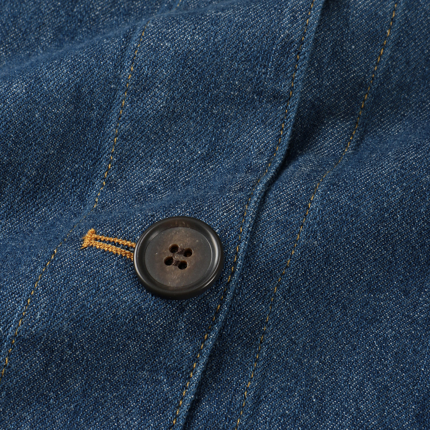 ista－ire 6．5oz甘撚りデニム フードバルーンジャケット - 画像10