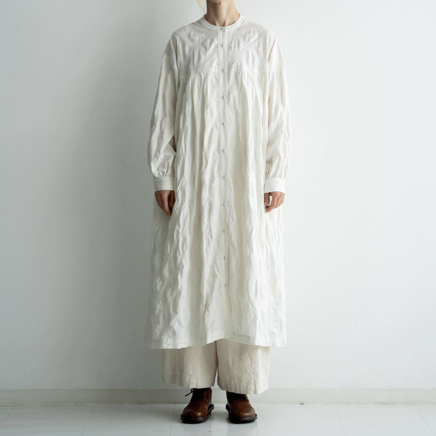 ista－ire 塩縮ドット タックワンピース