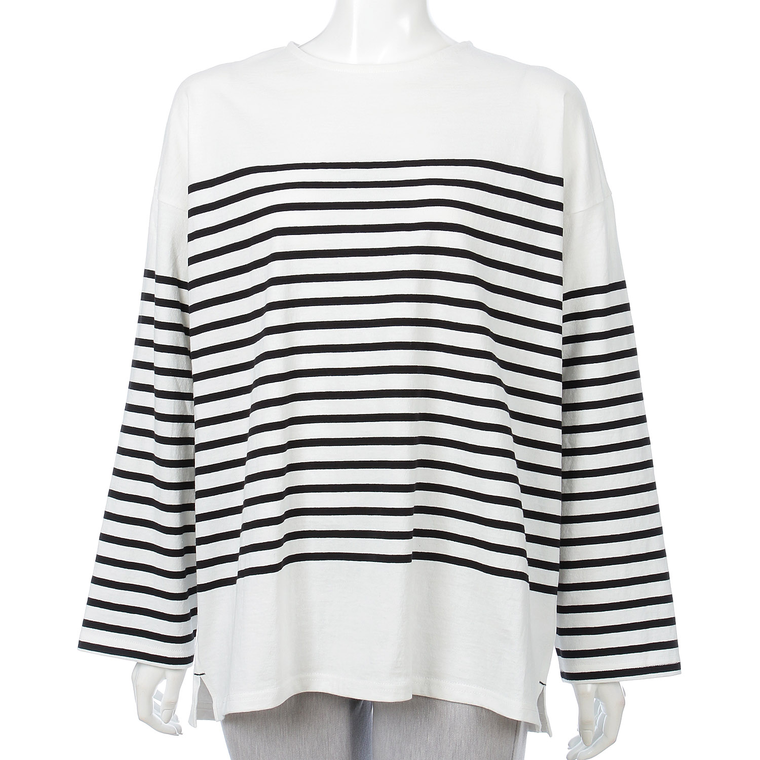 ista－ire パネルボーダー ロングTEE - 画像2