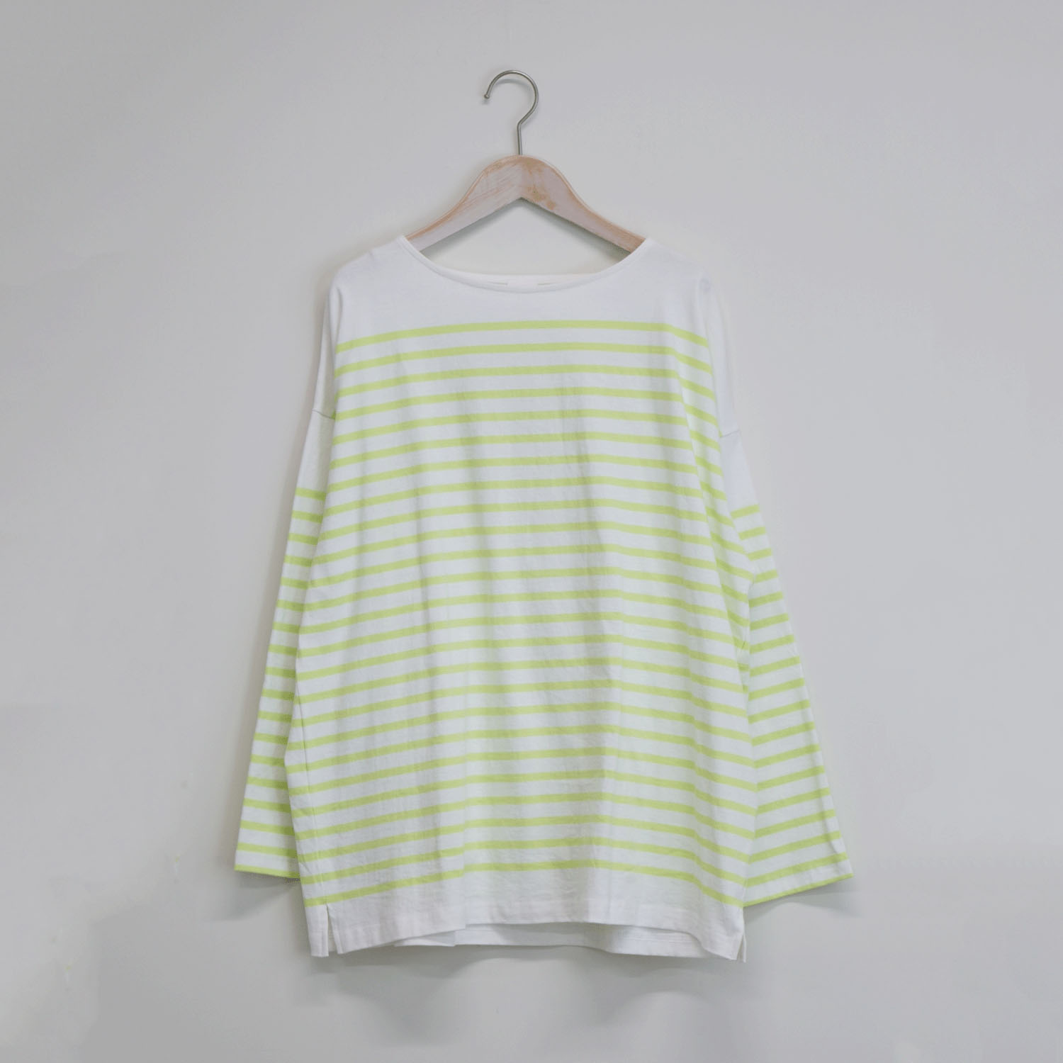 ista－ire パネルボーダー ロングTEE - 画像7