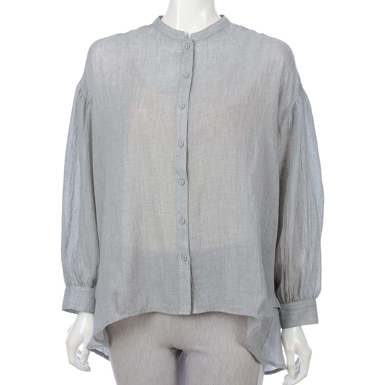 ista－ire T／Cガーゼ サイドタックブラウス - 画像2