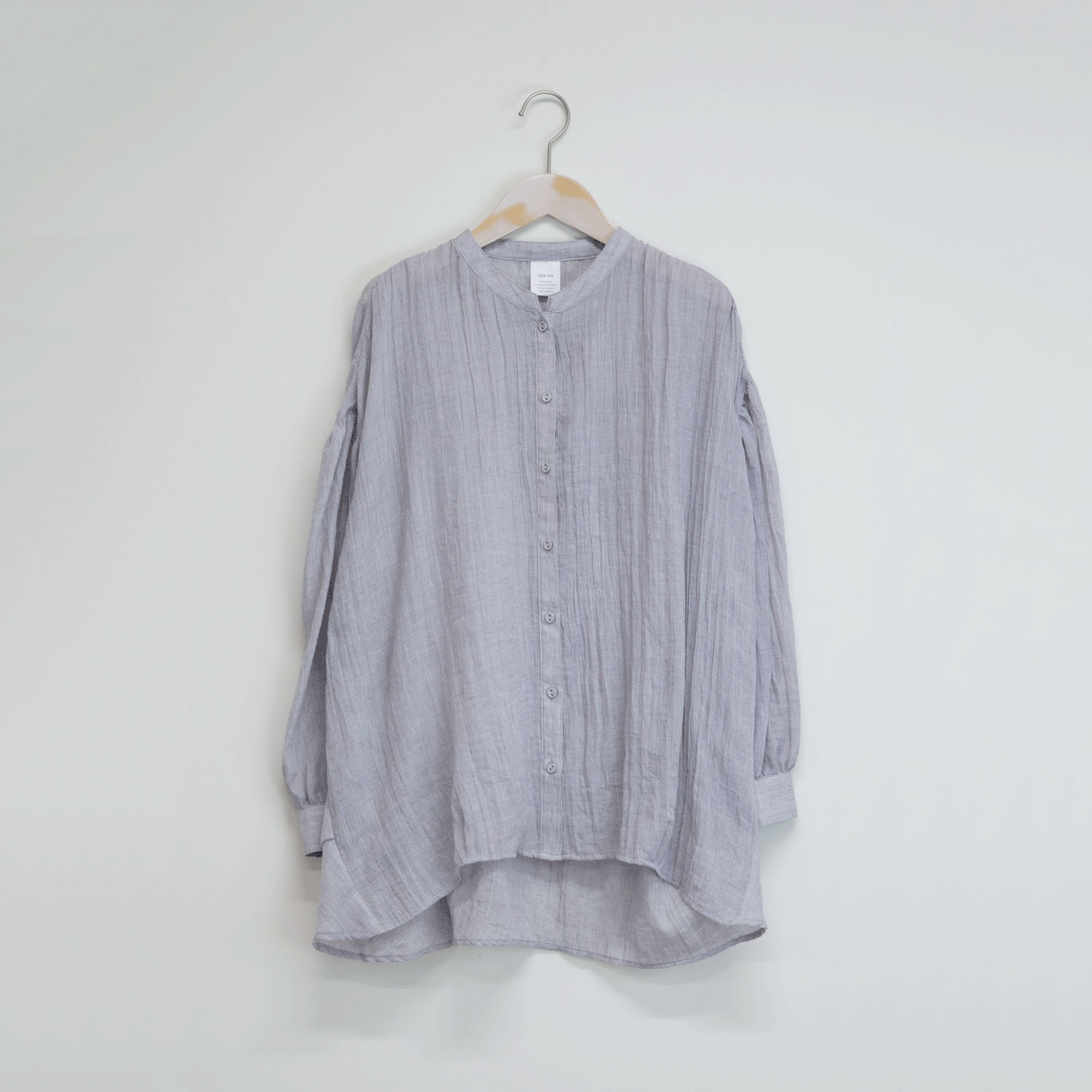 ista－ire T／Cガーゼ サイドタックブラウス - 画像3