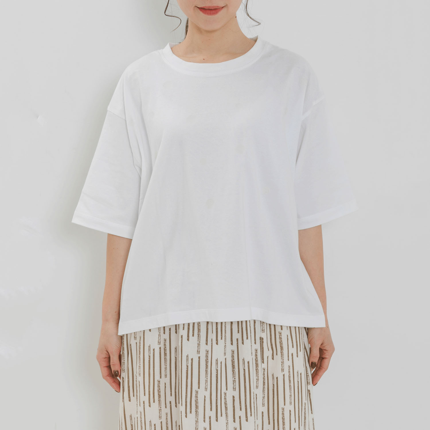 【Insta Live】YURK geniet van フロッキードットプリントT - 画像1