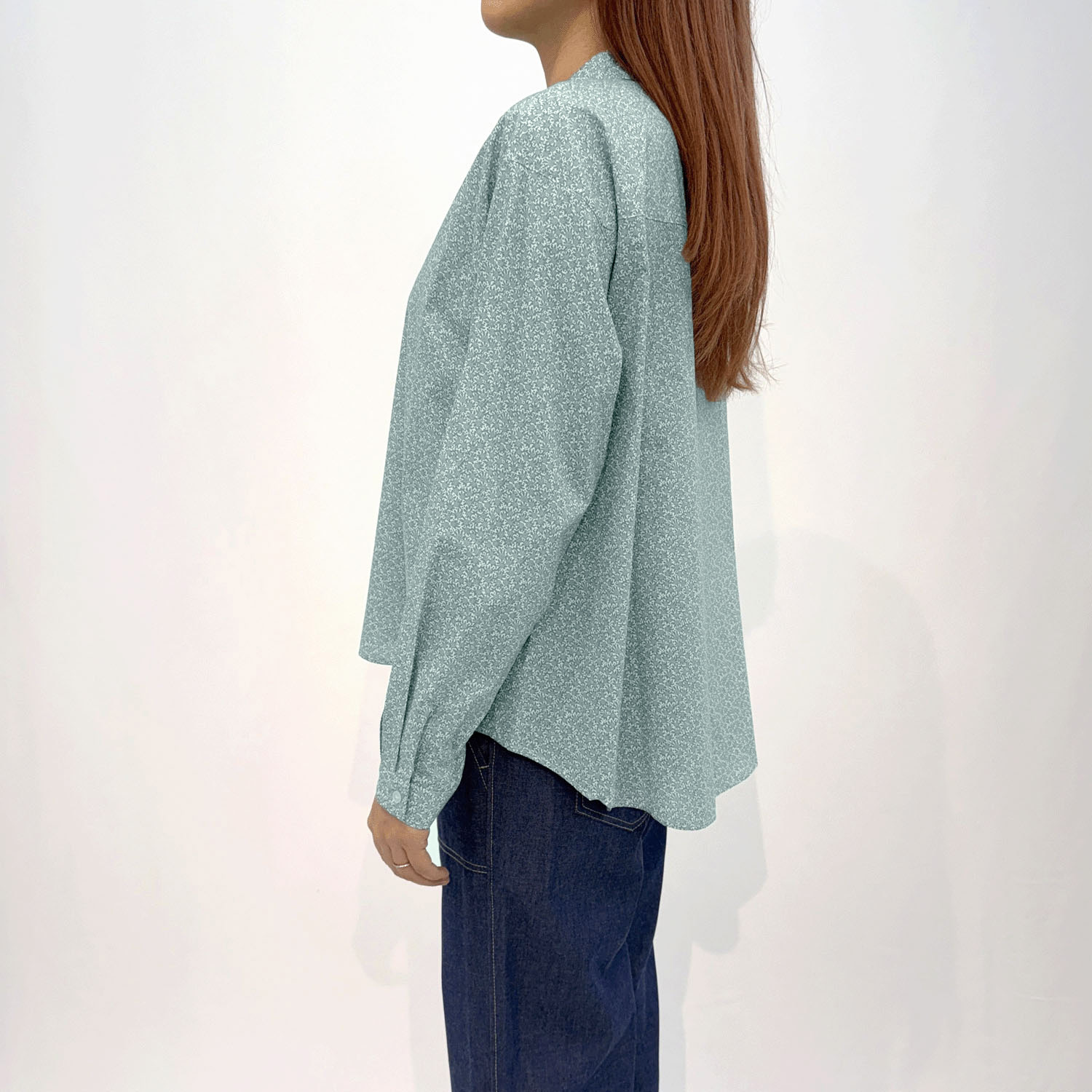 Parkes LIBERTYフレアプルオーバーブラウス - 画像5