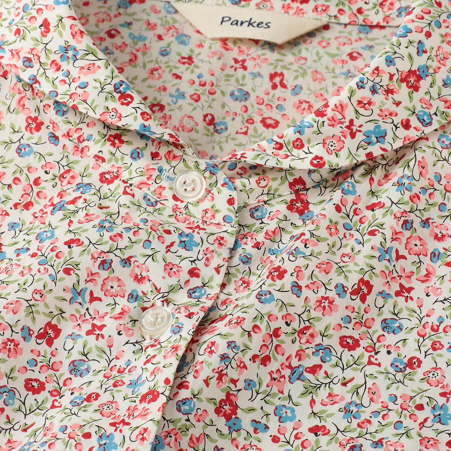 Parkes LIBERTYセーラーカラーシャツ - 画像3