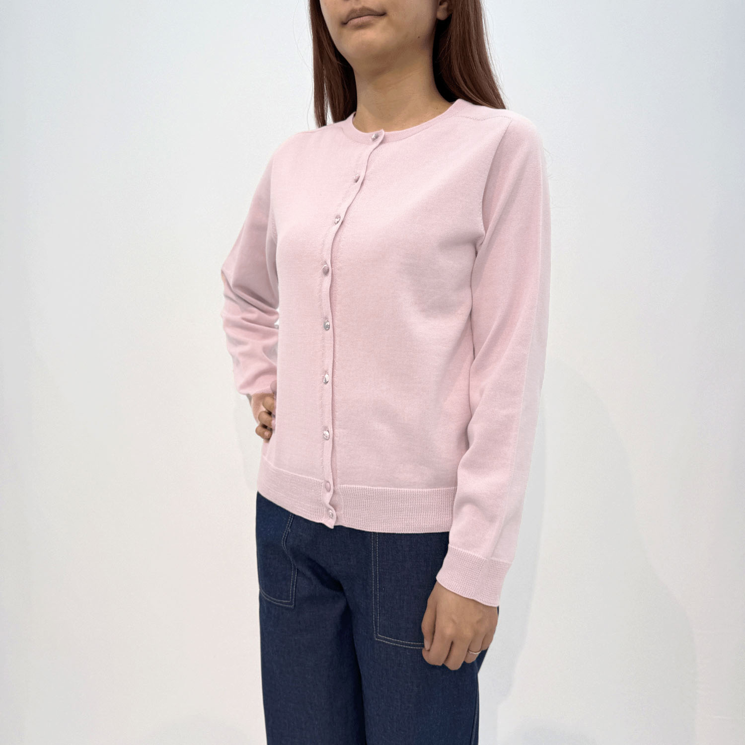 J．Sloane リバティくるみ釦カーディガン - 画像4