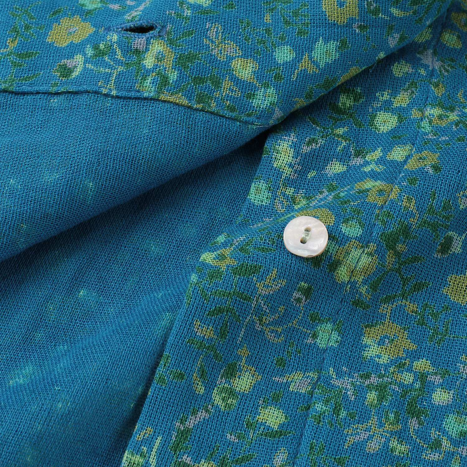 東京かんかん 小花柄コットンダブルガーゼブラウス - 画像9