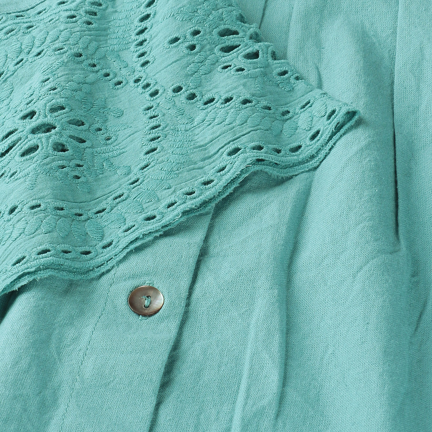 東京官官 ふんわりダブルガーゼクレープ2Wブラウス - 画像10