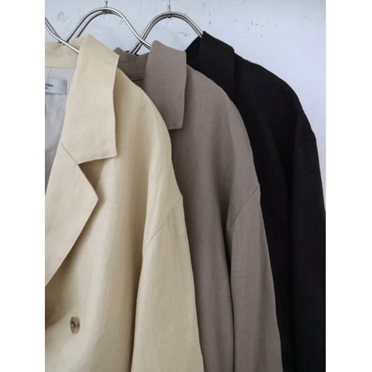 doux bleu リネンワイドジャケット - 画像3