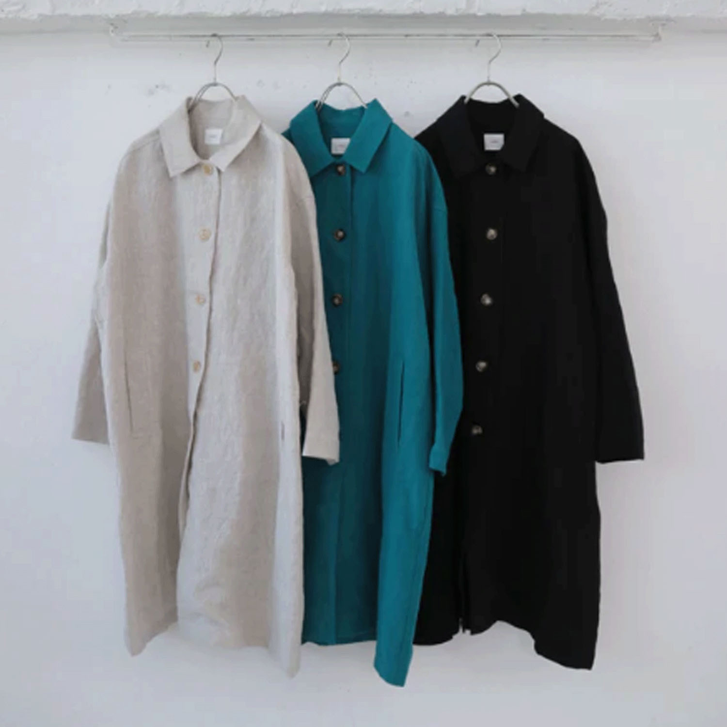 YARRA ナチュラルリネンコート - 画像2