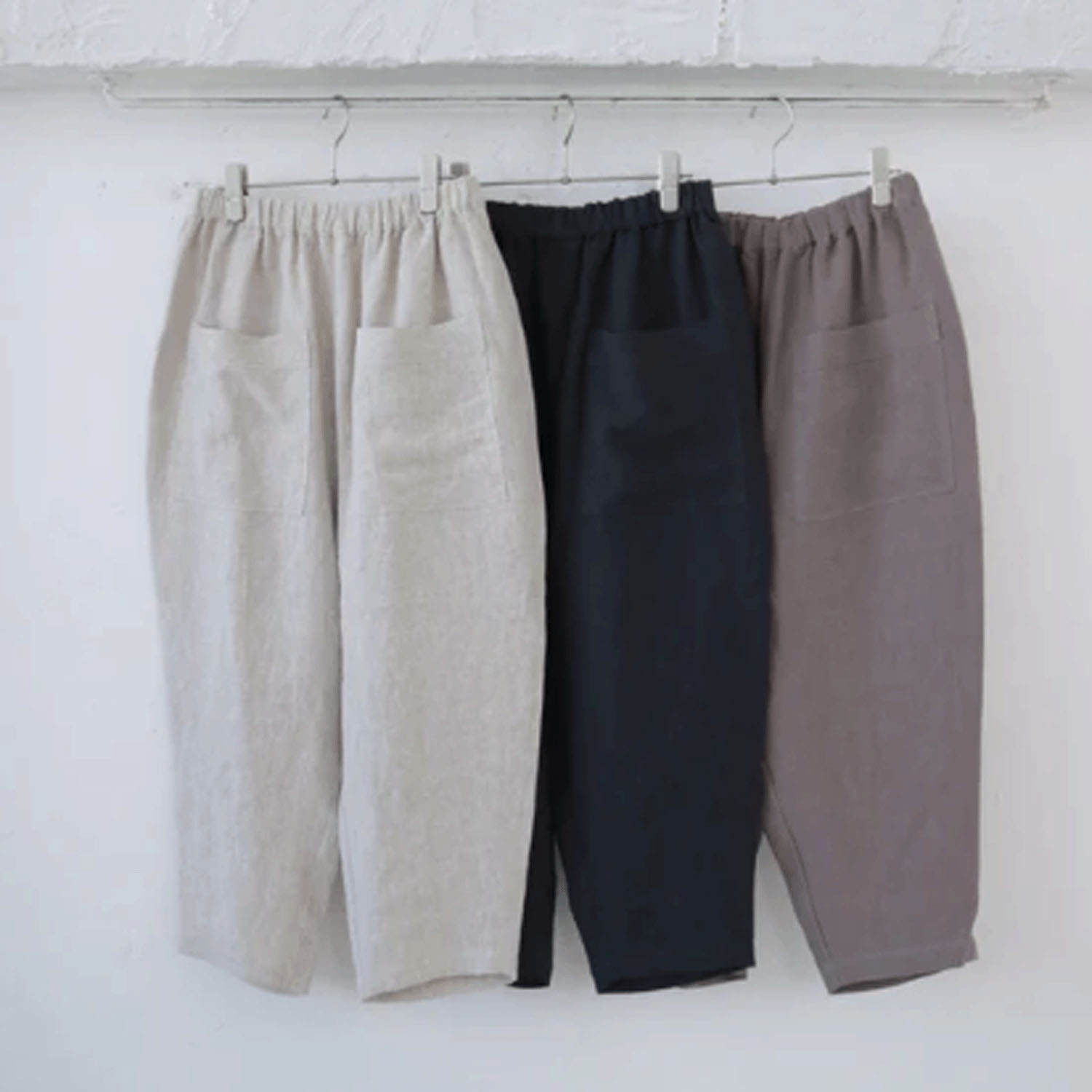 YARRA フロントポケット8分丈パンツ - 画像2