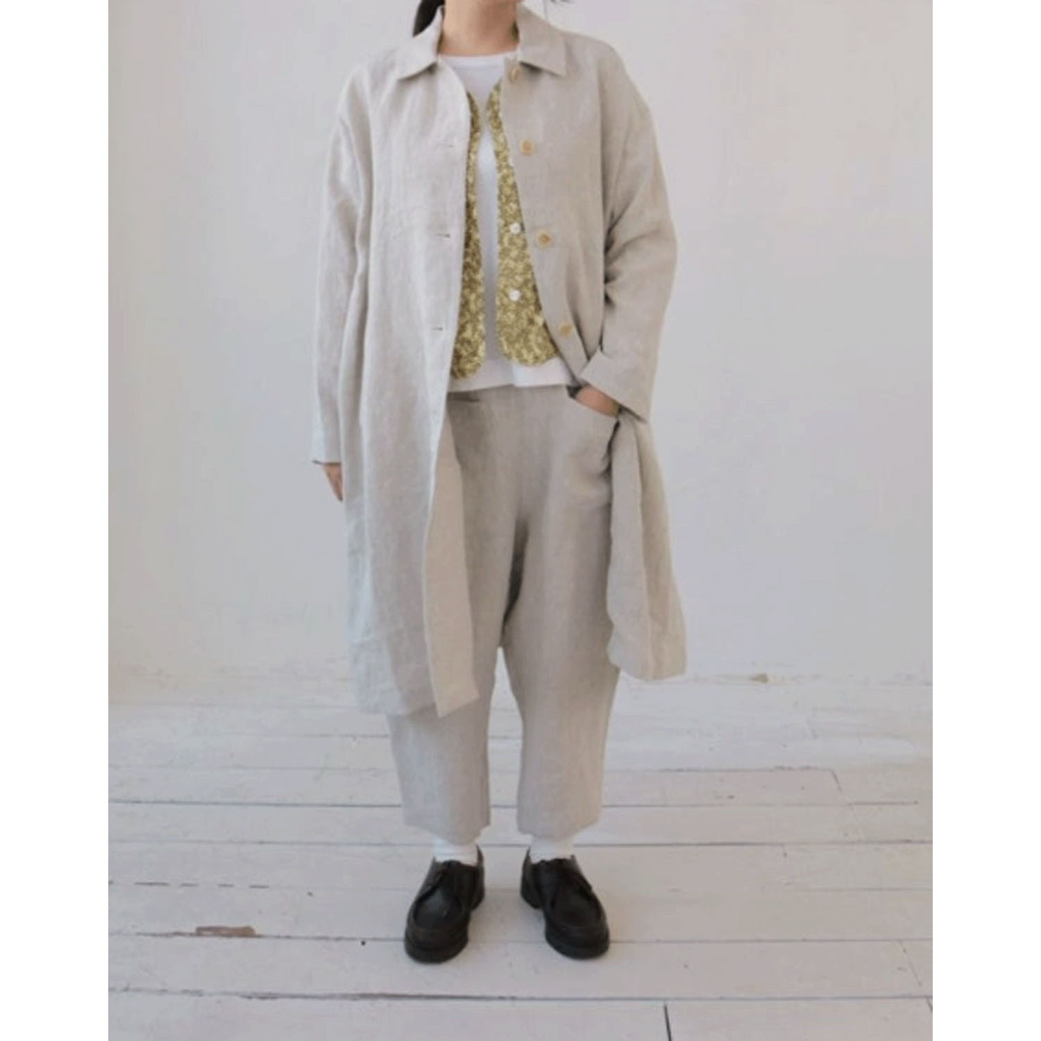 YARRA フロントポケット8分丈パンツ - 画像8