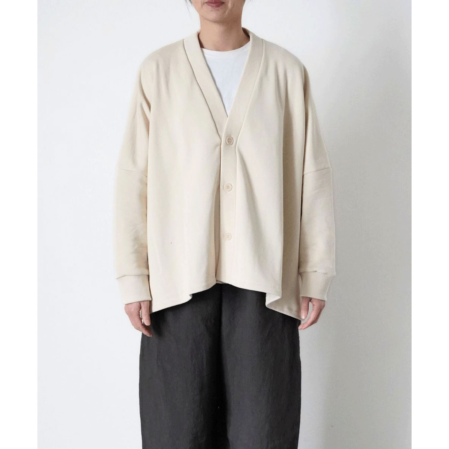 ciroc コーマ裏毛カーディガン - 画像7