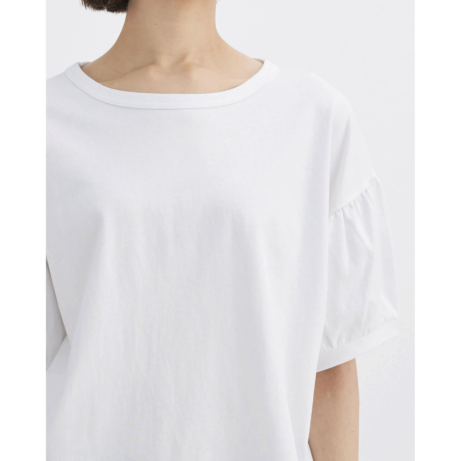 ATELIER EQUAL style コットン天竺ボリュームスリーブプルオーバー - 画像7