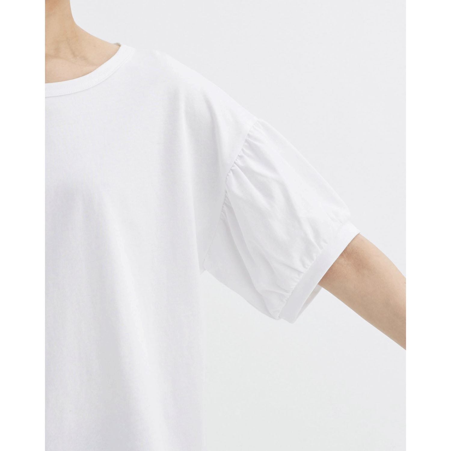 ATELIER EQUAL style コットン天竺ボリュームスリーブプルオーバー - 画像8