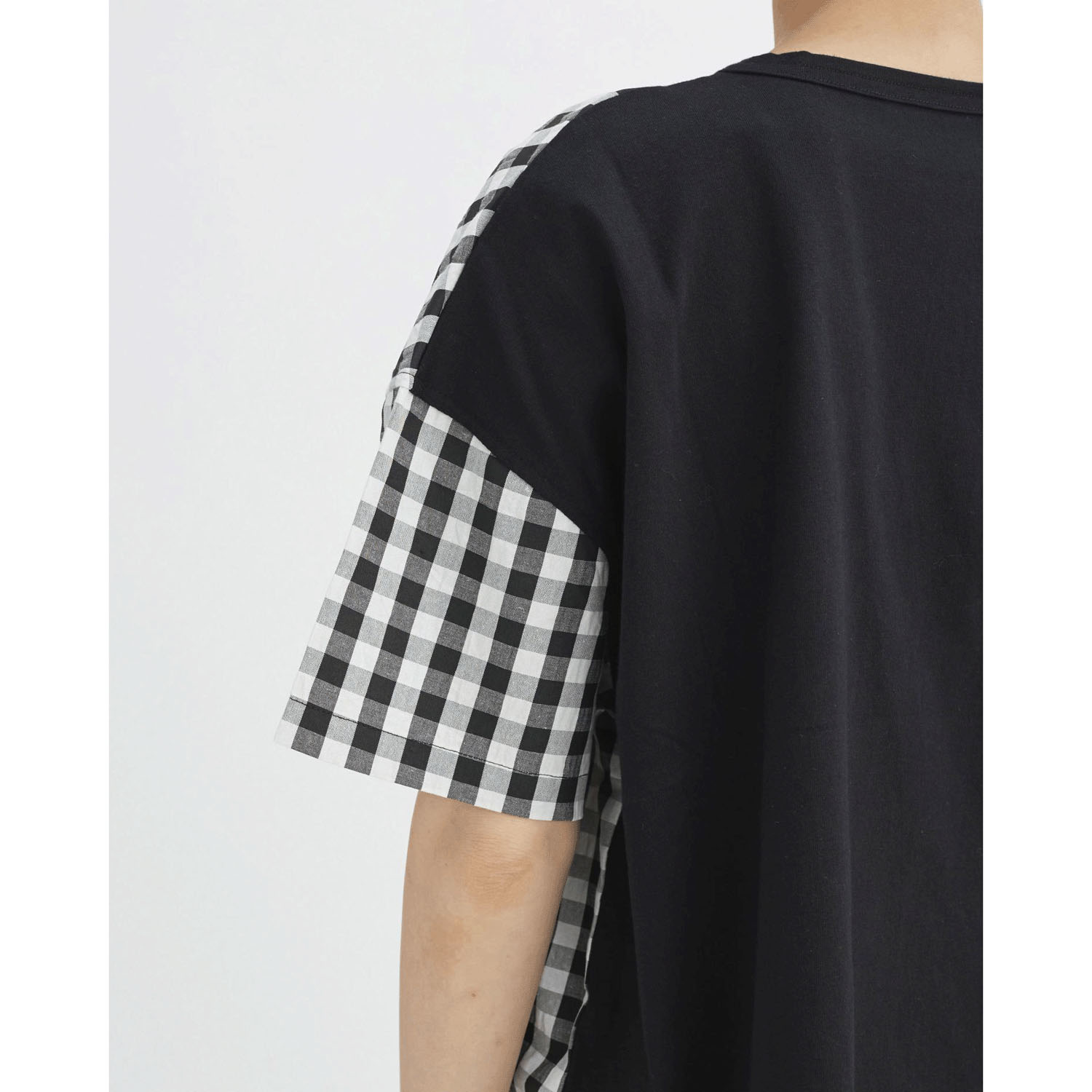 ATELIER EQUAL style ギンガムチェック天竺切替プルオーバー - 画像9