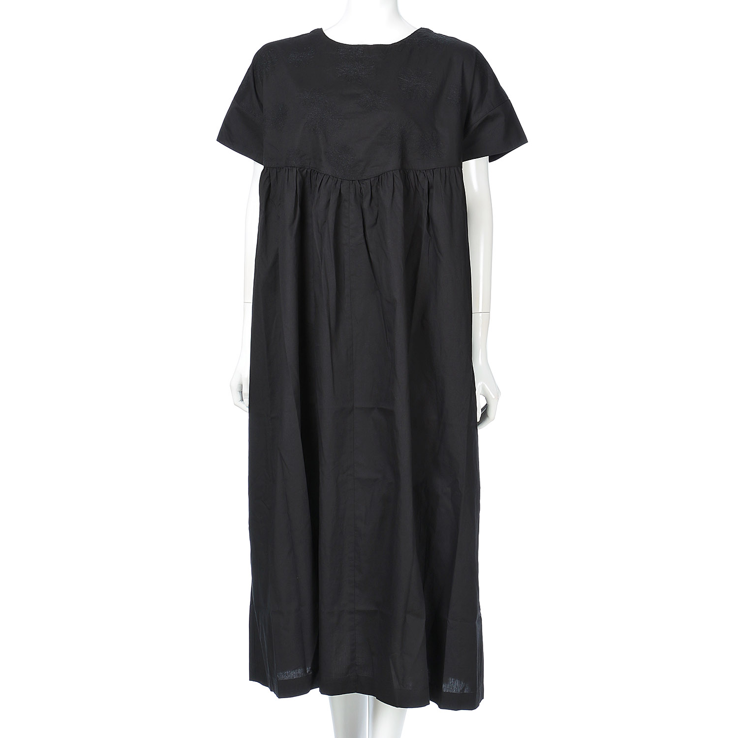 ista－ire ポプリン ダリア刺繍ワンピース - 画像7