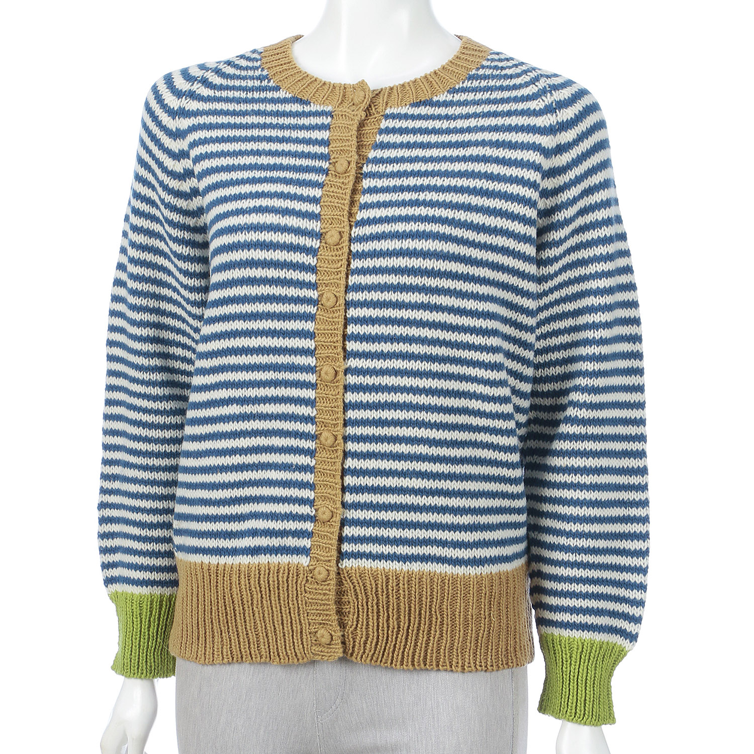 ESTELLE ボーダーカーディガン - 画像14