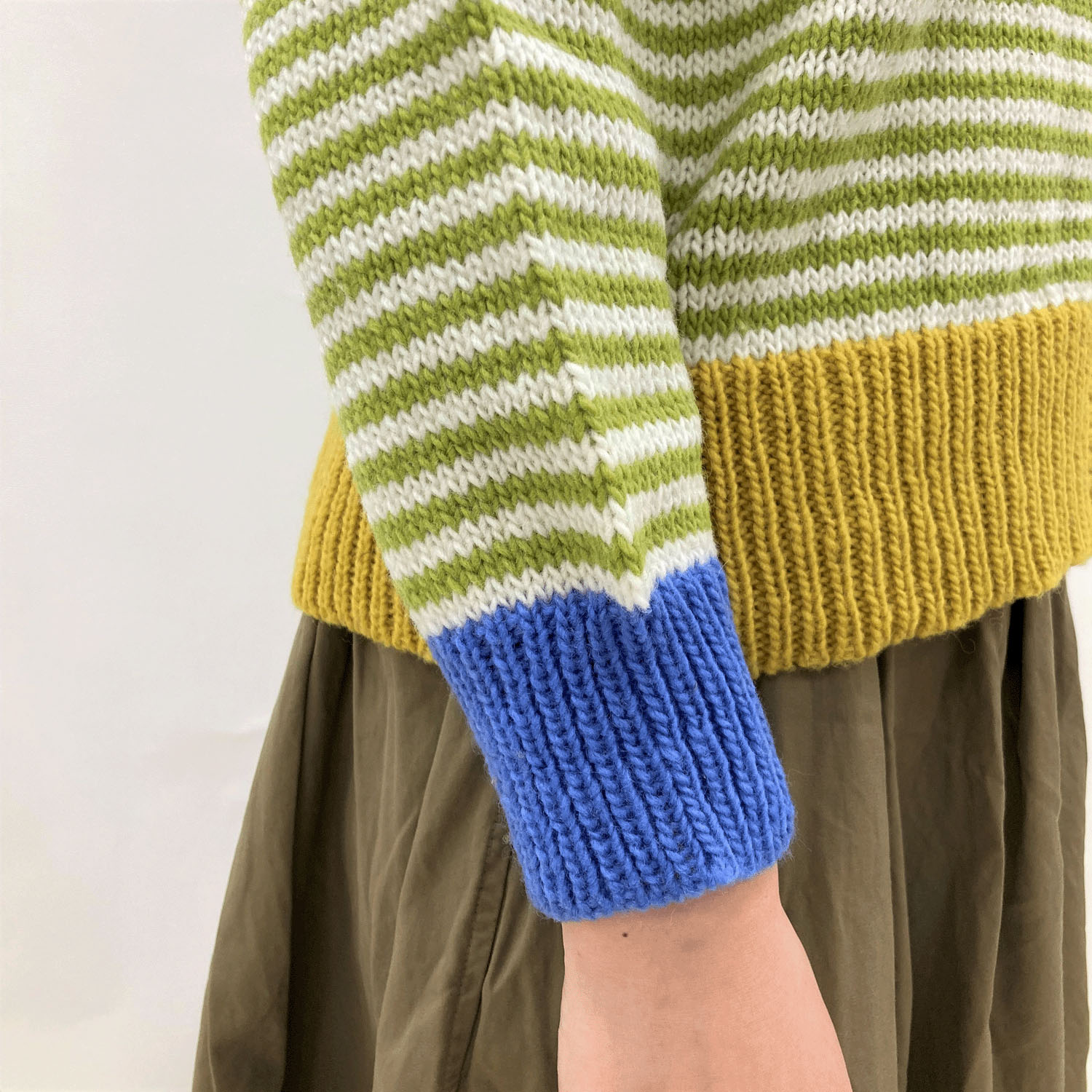 ESTELLE ボーダーカーディガン - 画像6