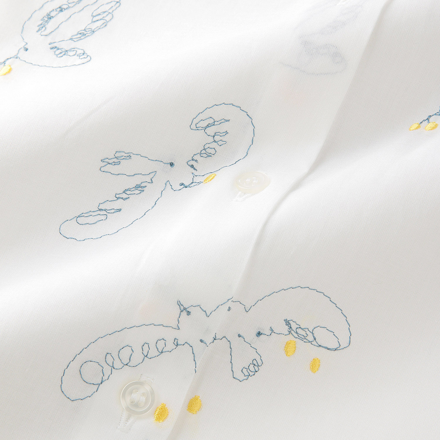 Parkes スタンドカラーレギュラーシャツ - 画像6