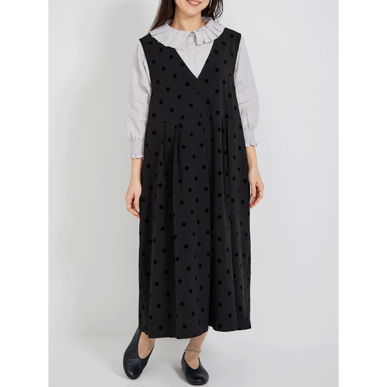 YURK geniet van ジャンパースカート - 画像2