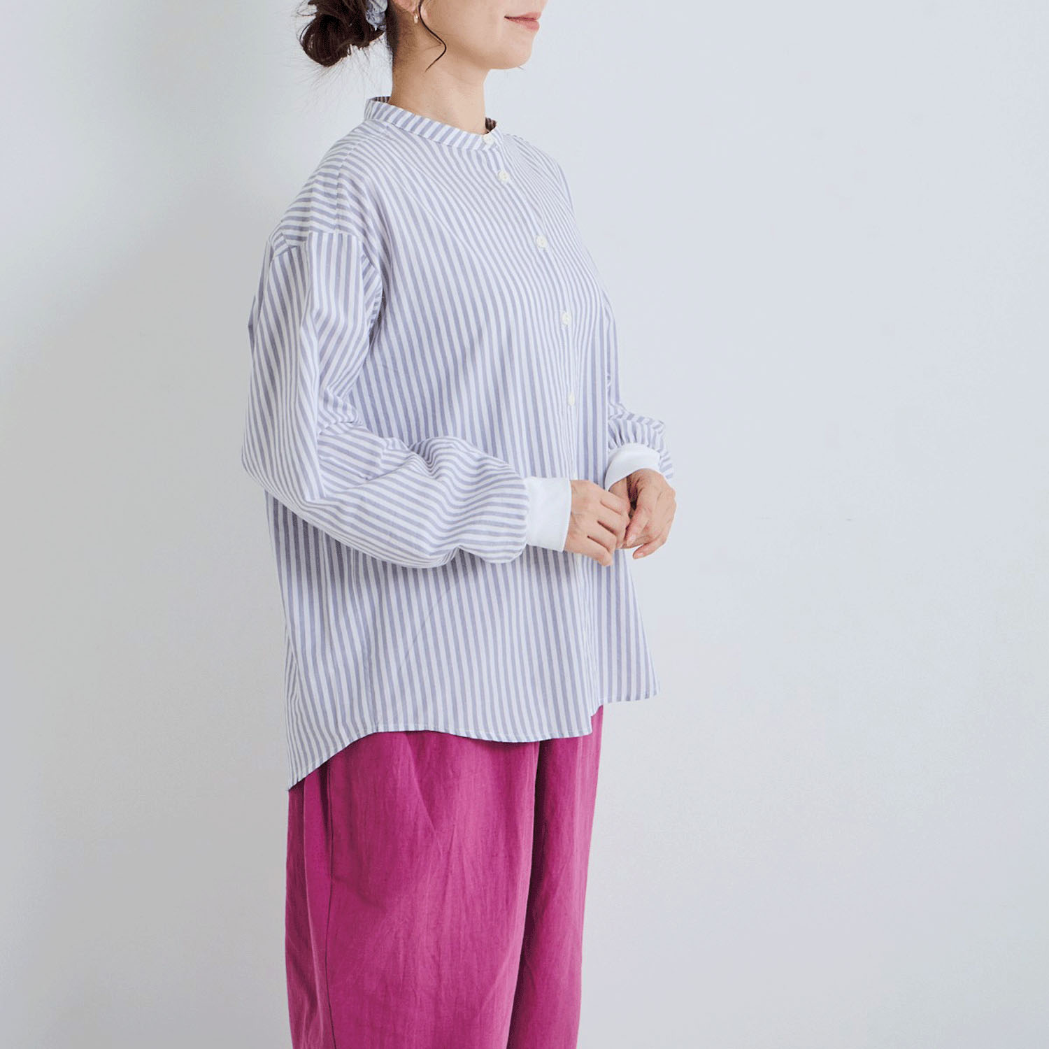 YURK geniet van リブコンビシャツ - 画像3