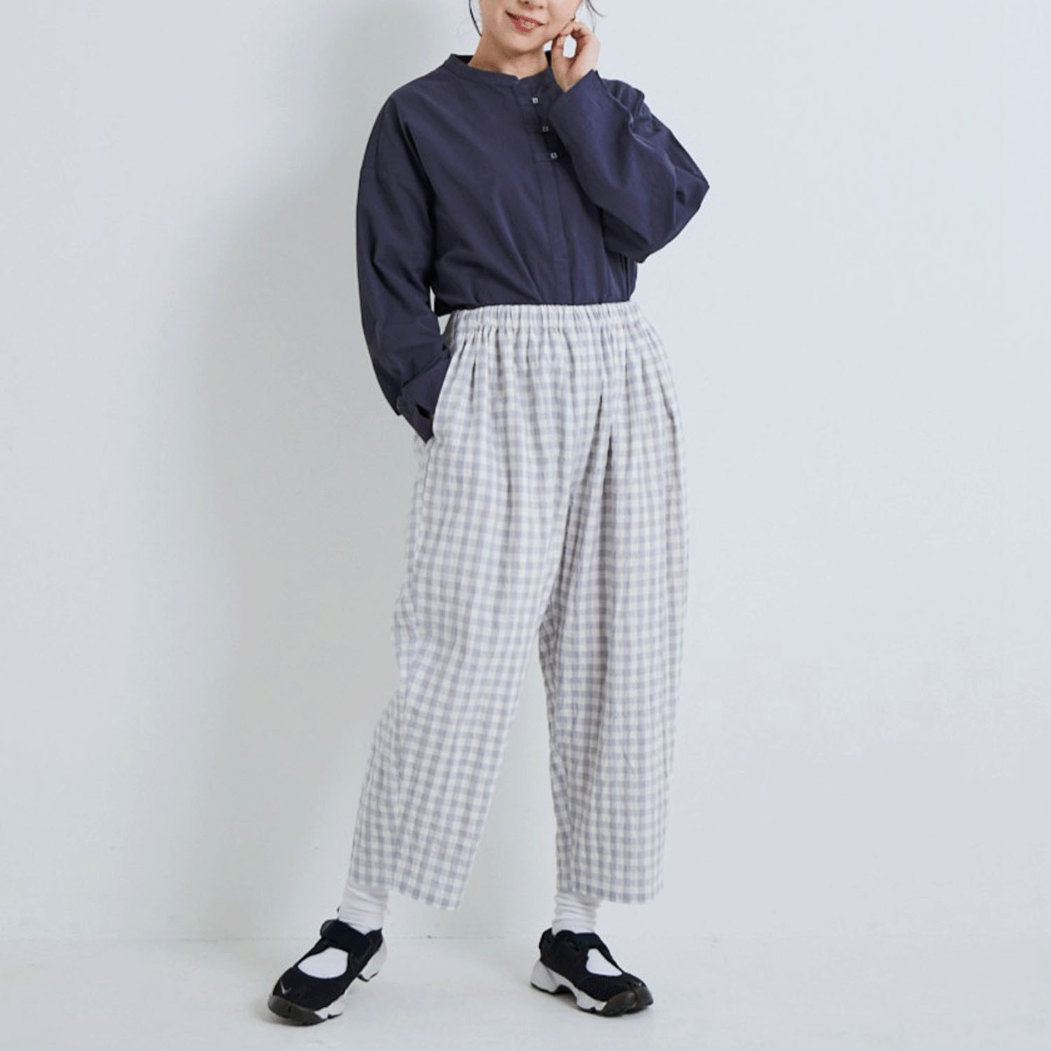 YURK geniet van ギンガムユルっとパンツ - 画像5