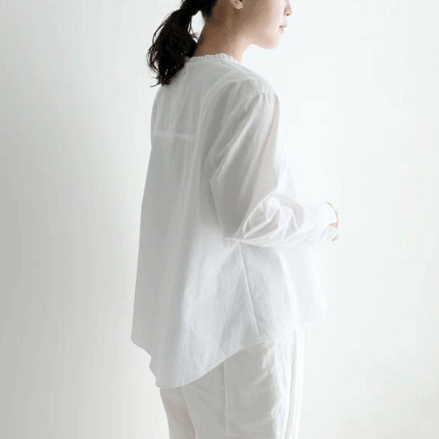 【お取り寄せ】pot－pourri 定番エームフリルブラウス - 画像3