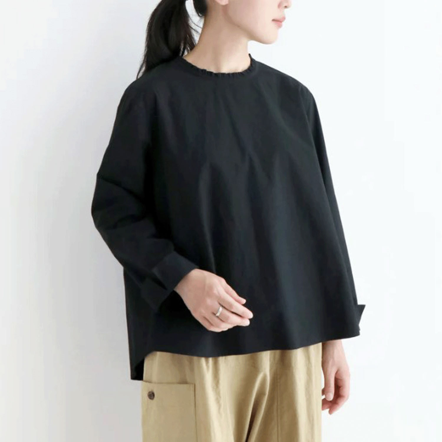 【お取り寄せ】pot－pourri 定番エームフリルブラウス - 画像1