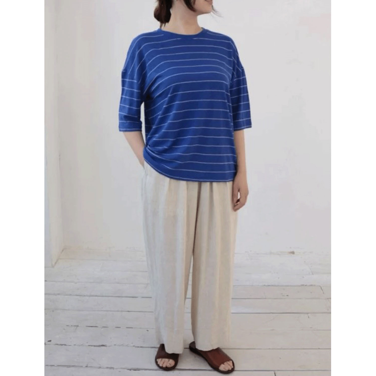 【Insta Live】YARRA 五分袖ボーダーTEE - 画像10