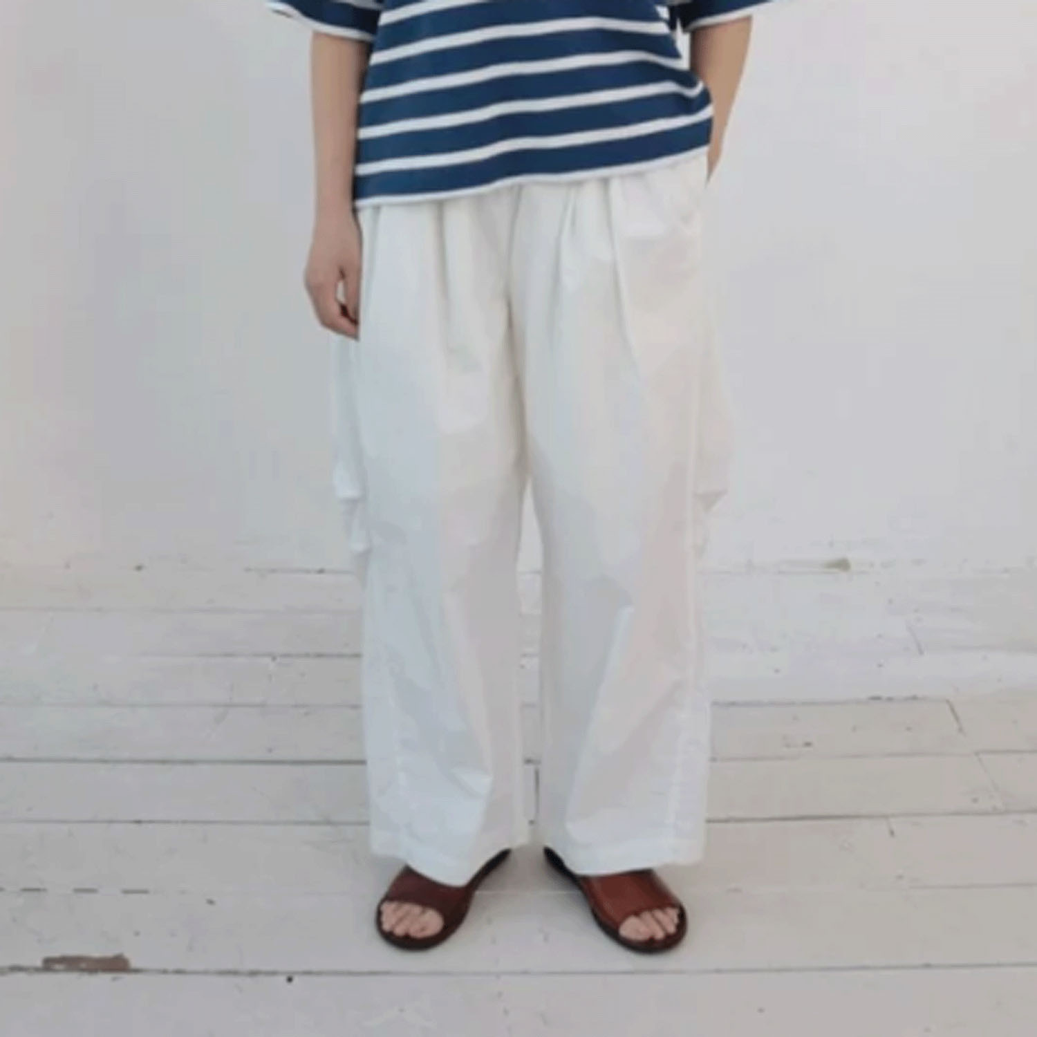 YARRA コンパクトツイルサイドタックパンツ - 画像2