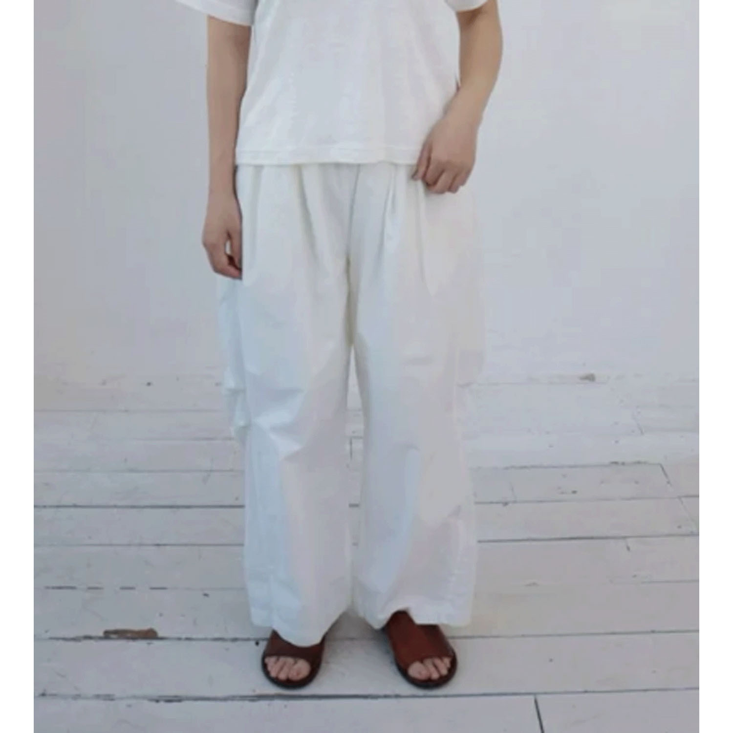 YARRA コンパクトツイルサイドタックパンツ - 画像3