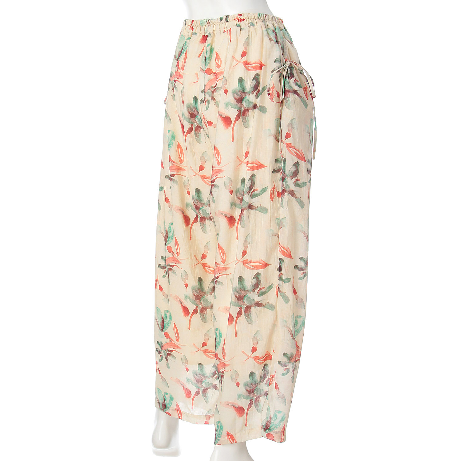 doux bleu フラワーインドプリントパンツ - 画像11