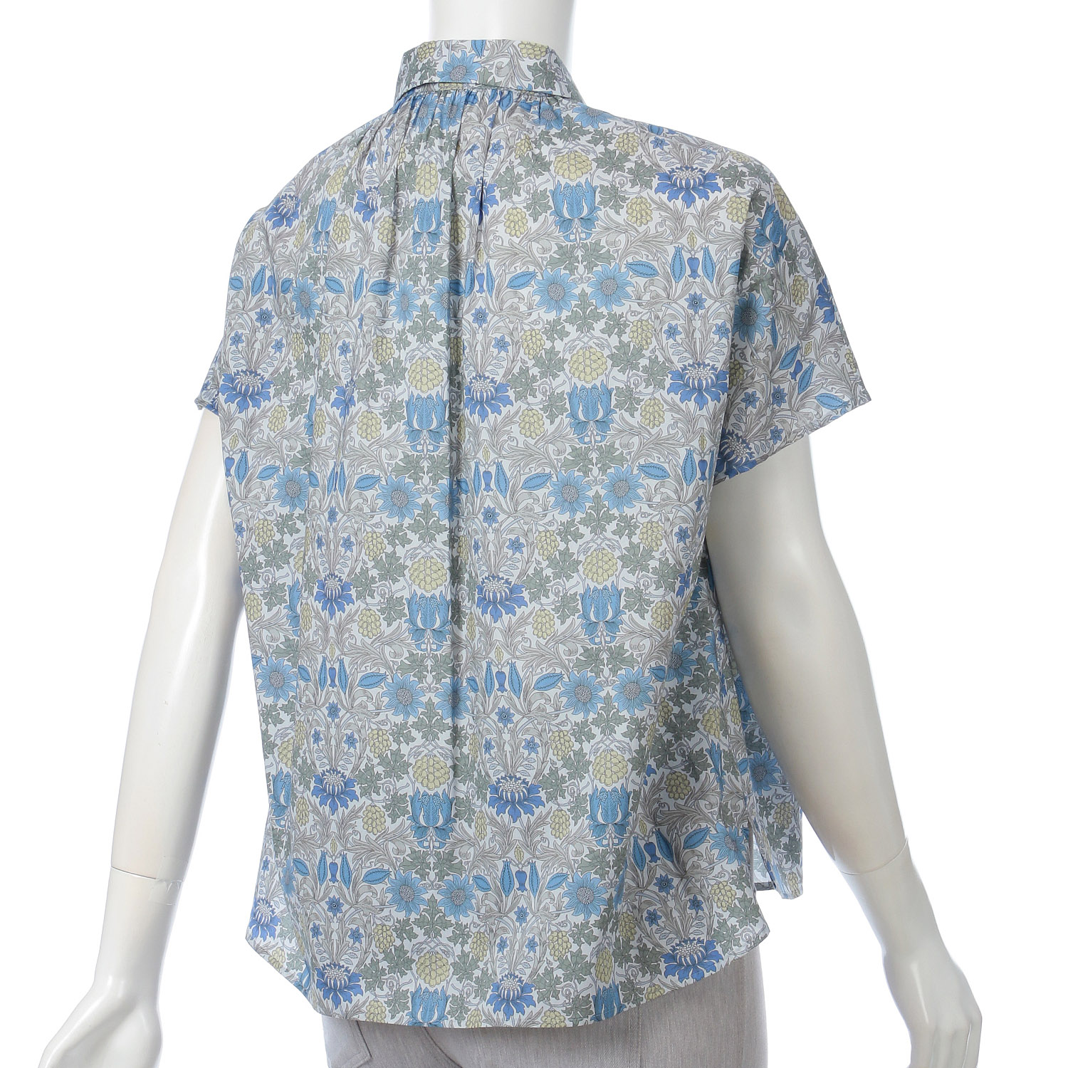 J．Sloane LIBERTY ギャザーカラーブラウス - 画像3