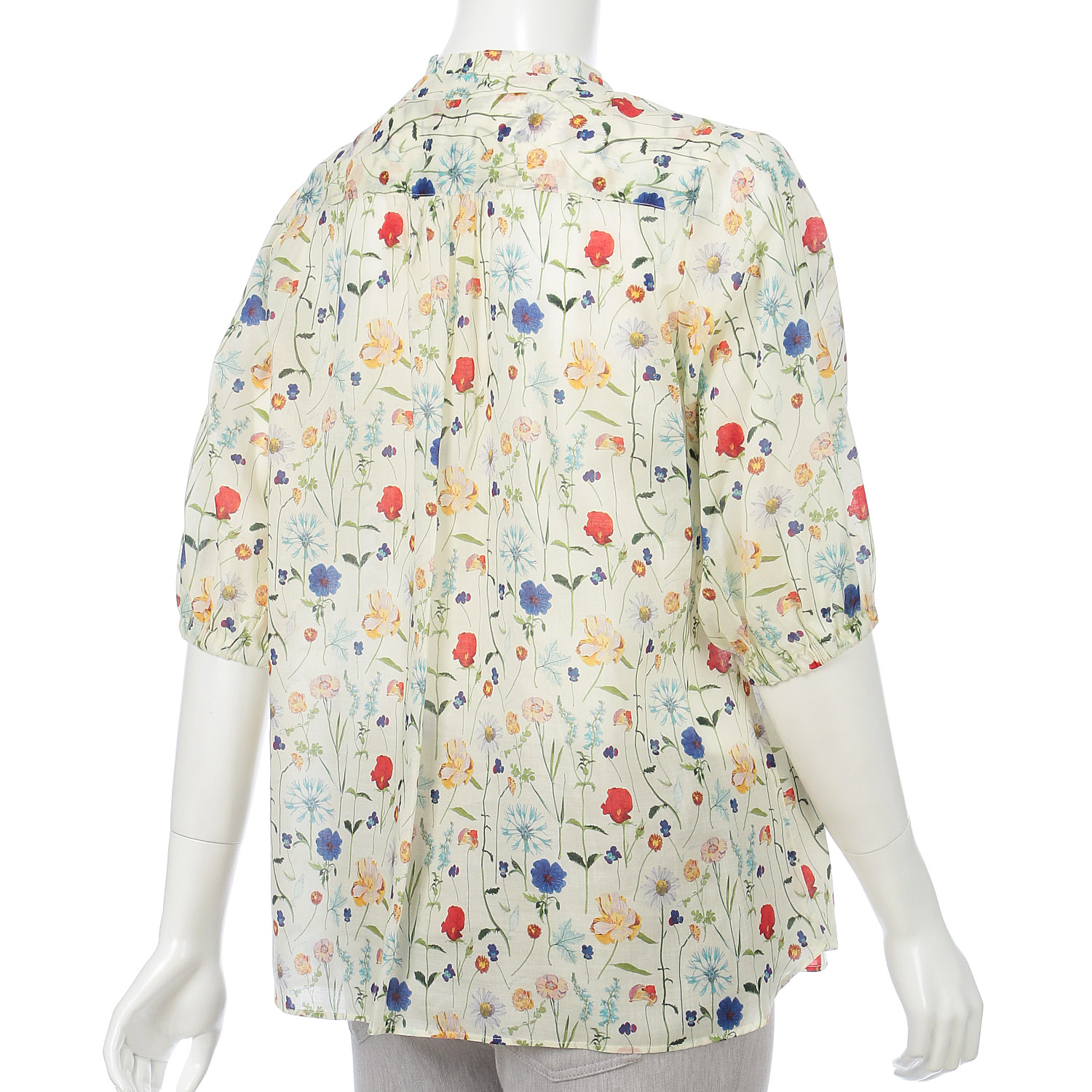 J．Sloane LIBERTY5分袖スタンドフリルシャツ - 画像2