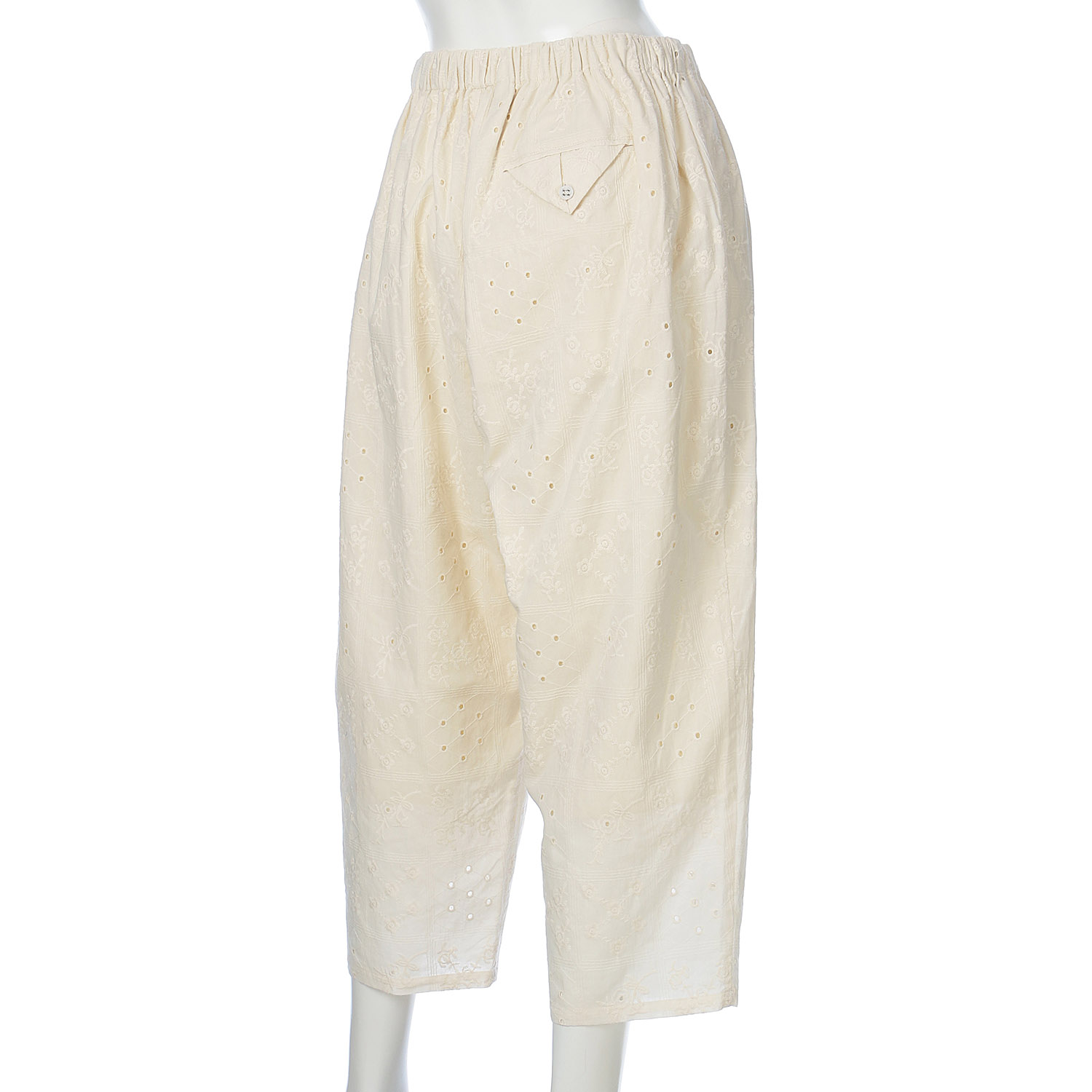 YURK geniet van パッチワーク刺繍ユルっとパンツ - 画像5